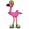 Patins à roulettes Flamingo