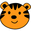 Cute tiger