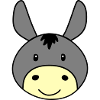 Cute donkey