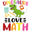 Dinosaurs love Math