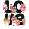 Ice Cream Cone Popsicle Love
