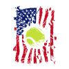 Tennis USA Drapeau