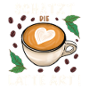 Kaffee Schätzt die Latte art