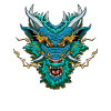 Chinesischer Drachenkopf - Fantasy-Drache