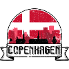 Kopenhagener Skyline-Abzeichen