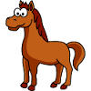 Pferd Comic Tier