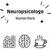 Neuropsicologo - Starter Pack nero