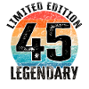 Happy Birthday - 45th birthday