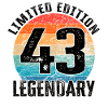 Joyeux anniversaire - 43e anniversaire