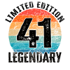 Joyeux anniversaire - 41e anniversaire