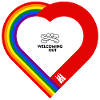 WELCOMING OUT Regenbogen/Hamburg-Herz
