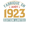 MILLÉSIME AOUT 1923 ÉDITION LIMIT