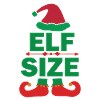 Lustiges Elfengröße Christmas Design