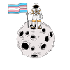 Transgender astronaut Trans Pride flag