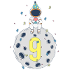 9th Birthday Space Birthday Party