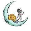 Un astronaute mine Bitcoin