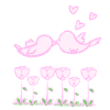 Love Bird Animals Nature Flowers