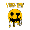 Smiling face that melts