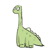 dinosaur green animal