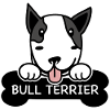 Bull Terrier and bones