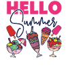 Ice Cream Cone Popsicle Hello