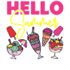 Ice Cream Cone Popsicle Bonjour