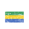 Gabon Flag Saying