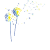 Ukraine Flag Dandelion Freedom Ukrainian