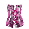 dirndl,corsage,pink,karo