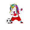 Canada football dabbing gift