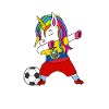 Ecuador football-dabbing gift