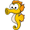 Seahorse Comic Animal