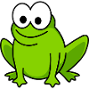 Frosch Comic Tier