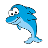 Dolphin Comic Animal