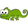 Chameleon Comic Animal