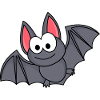 Fledermaus Comic Tier