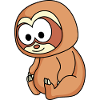Sloth Comic Animal