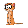 Erdmännchen Comic Tier