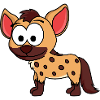 Hyena Comic Animal