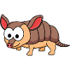 Armadillo Comic Animal
