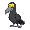 Crow Comic Animal