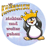 Krönchen richten Pinguin