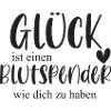 Blutspender Blutspende Ehrenamt Held Geschenk