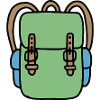 Backpack in green
