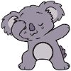 Cute Dabbing Koala
