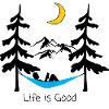 Playful Nighttime Smiling Moon Design