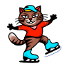 Cat skating