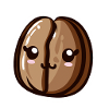 Kawaii Coffee Bean