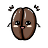 Kawaii Coffee Bean