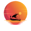 Viking Ship Sunset